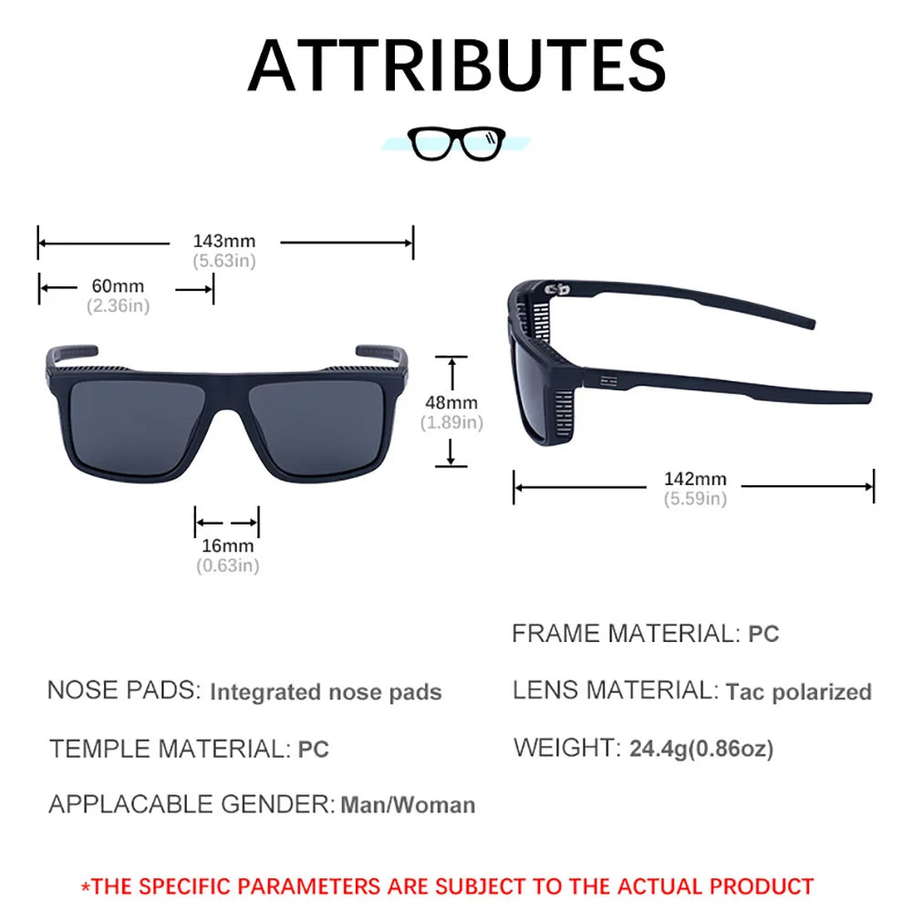 LOR MALE 2026 Luxury Polarized Sunglasses for Men Fashion Square Eyewear Male Sun Glasses Vintage Driving Sport Shades De Sol UV400