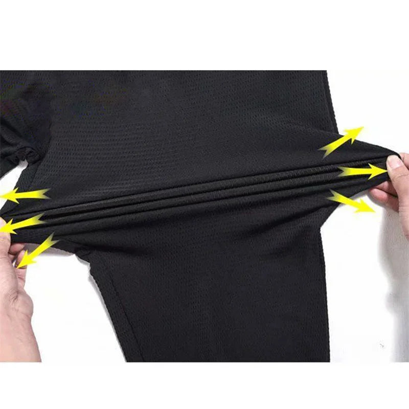 LOR MALE Men Fashion Quick Dry Pants Lightweight Hiking Jogging Running Trousers Breathable Workout Gym Ankle Tied Athletic Pants