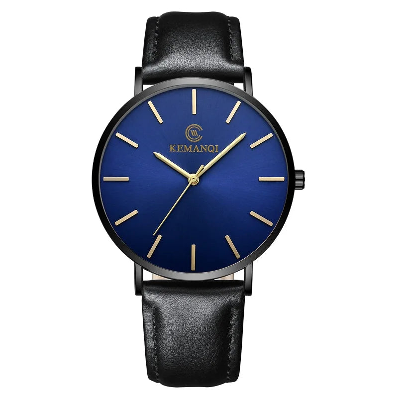 LOR MALE 2025 Luxury Business Men Watches Men Gold Watch Ultra Thin Watches 3