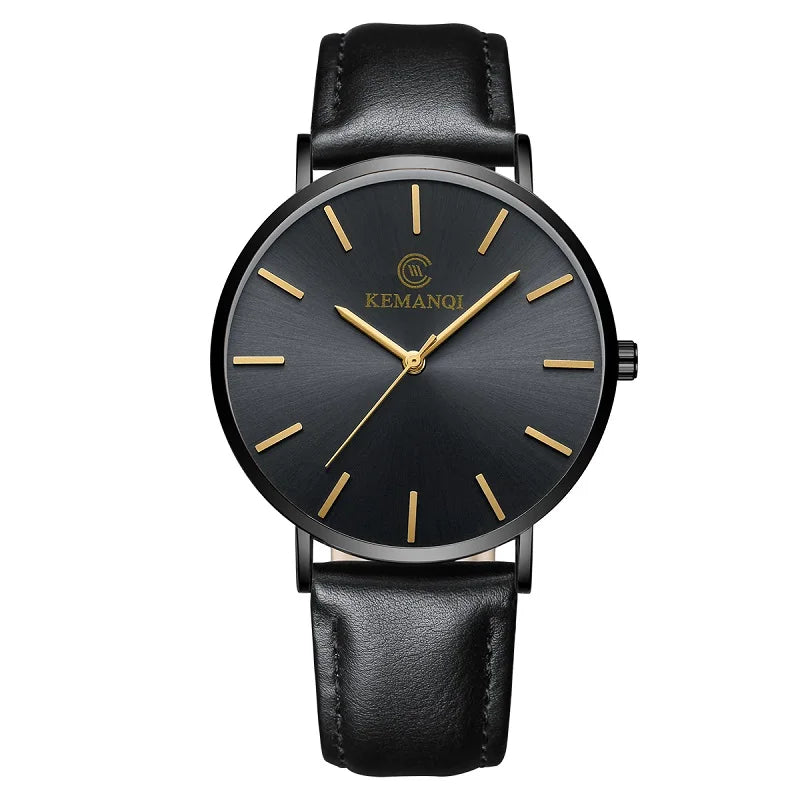 LOR MALE 2025 Luxury Business Men Watches Men Gold Watch Ultra Thin Watches