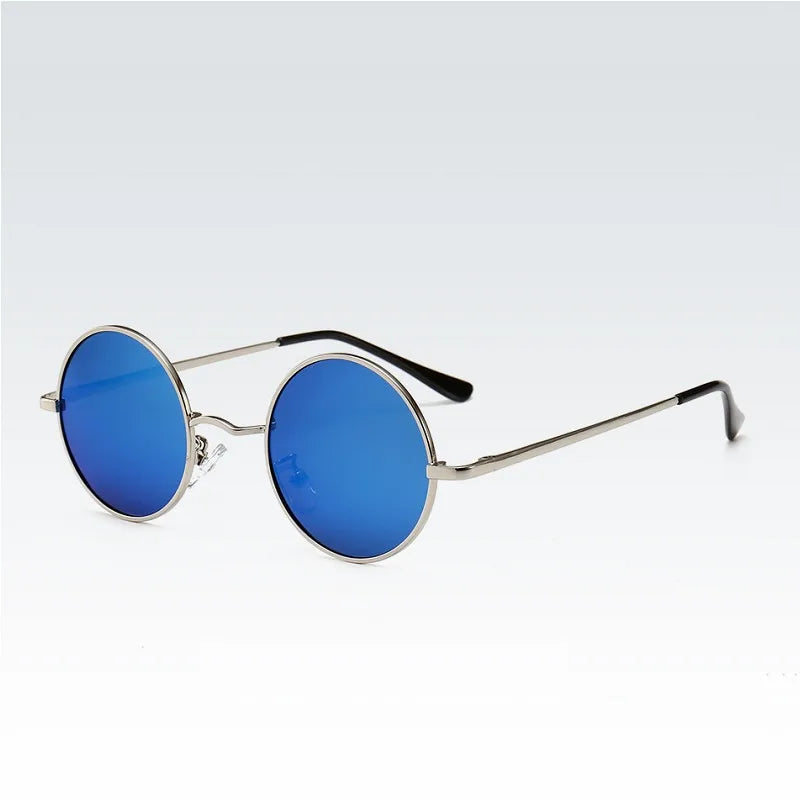 LOR MALE Round Polarized Sunglasses For Men Women Retro Sun Glasses Male Female Brand Designer Metal Frame Eyewear  Oculos De Sol