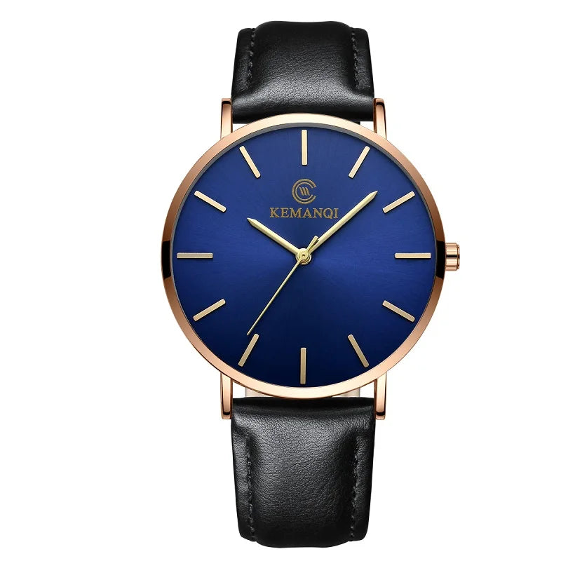 LOR MALE 2025 Luxury Business Men Watches Men Gold Watch Ultra Thin Watches 3