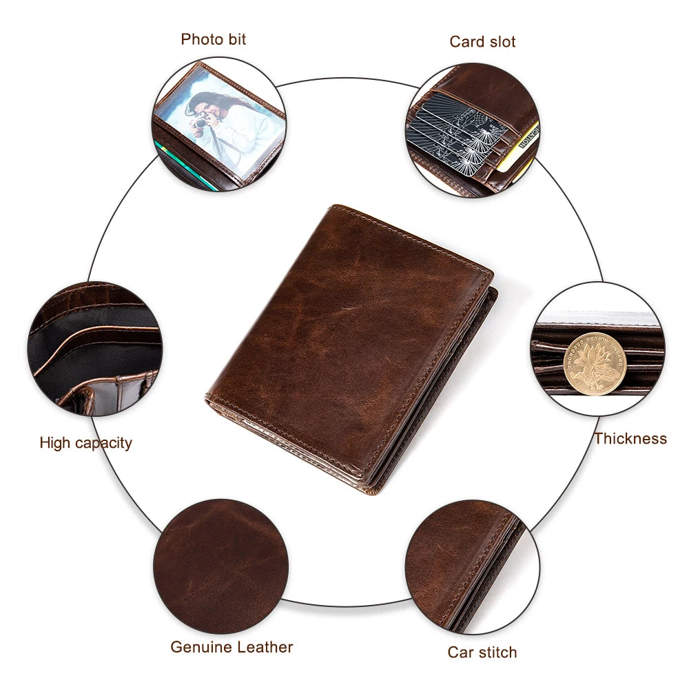 LOR MALE WESTAL Engrave Purse for Men Genuine Leather Wallets Male Clutch Wallet for Cards Cardholder Coin Purses Leather Wallet Man 7333