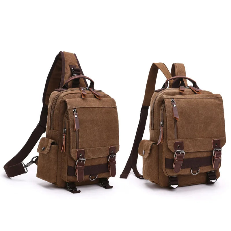 LOR MALE Small Canvas Daypack