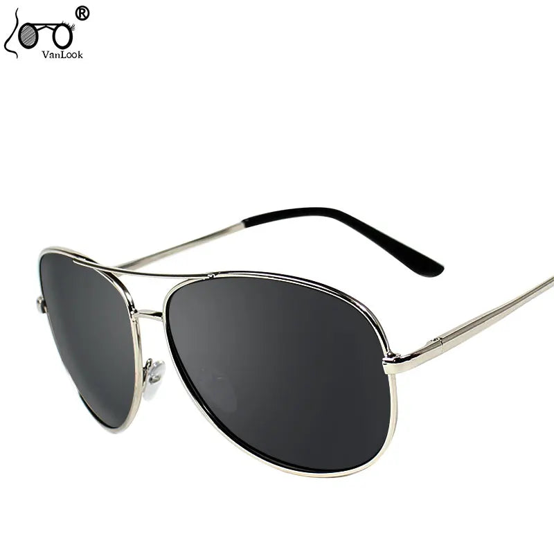 LOR MALE Polarized Men's Sunglasses Brand Oculos Masculino Gunmetal Glasses Classic Metal Eyewear Sun Glasses for Men