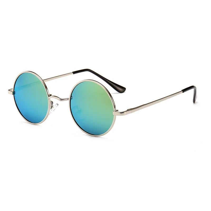 LOR MALE Round Polarized Sunglasses For Men Women Retro Sun Glasses Male Female Brand Designer Metal Frame Eyewear  Oculos De Sol
