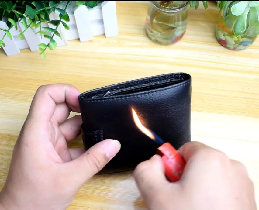 LOR MALE Wallet Made of Genuine Leather Wallet Short Hasp Carteira Masculina Purse