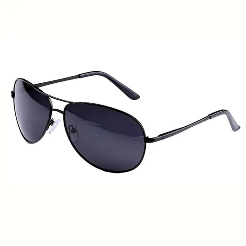 LOR MALE Polarized Men's Sunglasses Brand Oculos Masculino Gunmetal Glasses Classic Metal Eyewear Sun Glasses for Men