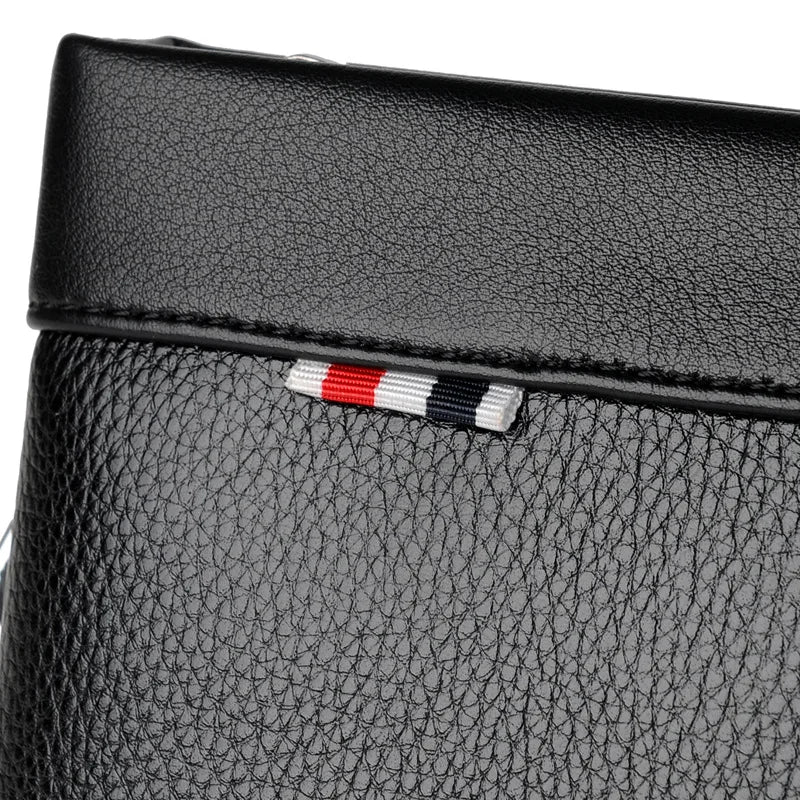 LOR MALE Luxury Brand Business Men Wallet Leather Man Clutch Bag Coins Pocket Purse Casual Envelope Long Wallets Male Handy Bag For IPAD