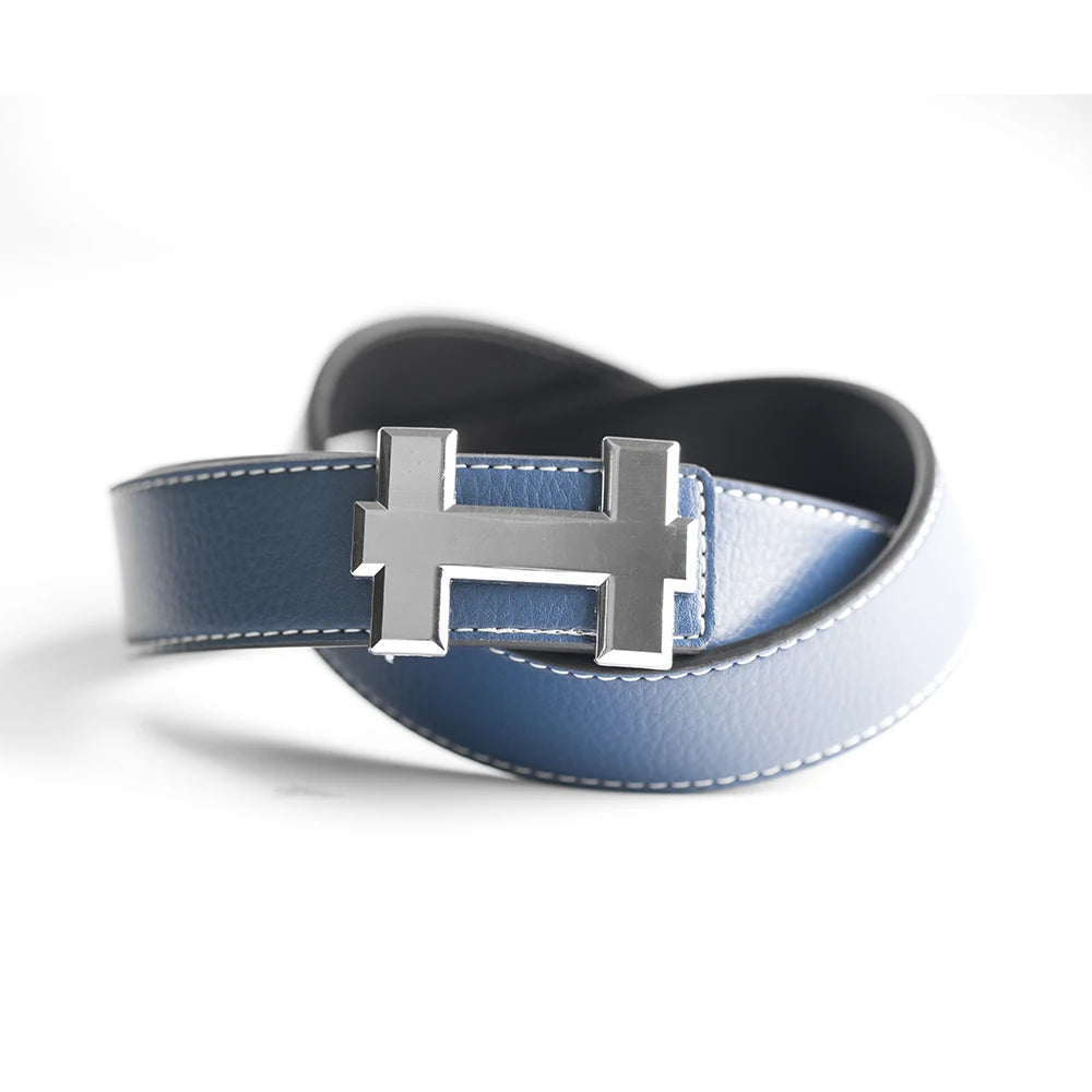 LOR MALE Luxury Designer Brand Belts Men High Quality Male Women Genuine Real Leather H Buckle Dress Strap Belt for Jeans