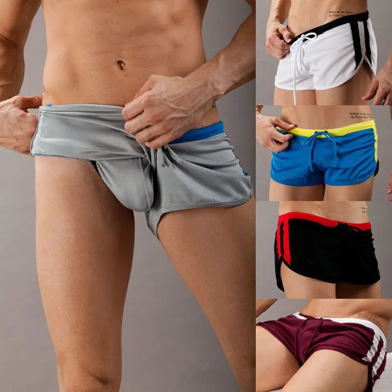 LOR MALE Men Casual Shorts New Gyms Fitness Bodybuilding Shorts Mens Summer Casual Cool Short Pants Male Jogger Workout Beach