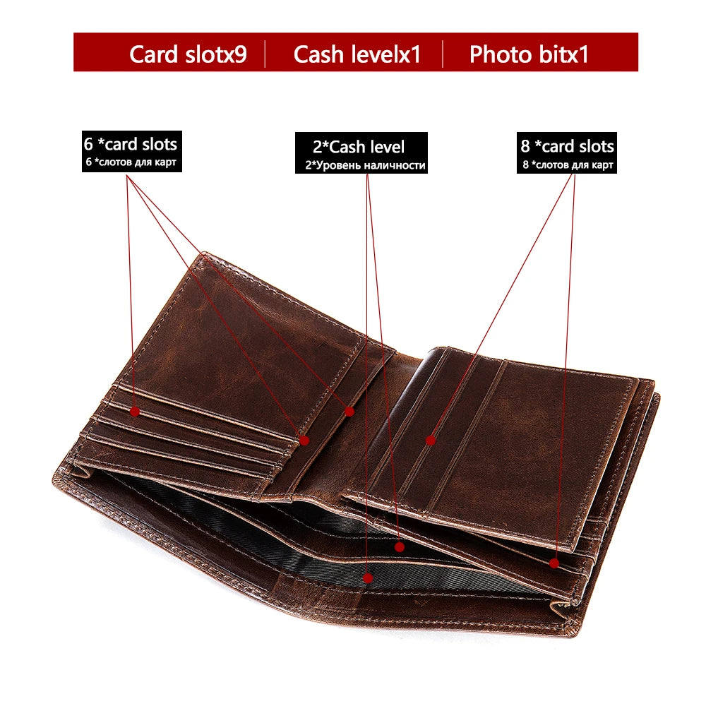 LOR MALE WESTAL Engrave Purse for Men Genuine Leather Wallets Male Clutch Wallet for Cards Cardholder Coin Purses Leather Wallet Man 7333