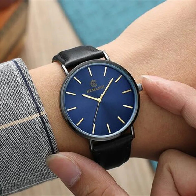 LOR MALE 2025 Luxury Business Men Watches Men Gold Watch Ultra Thin Watches