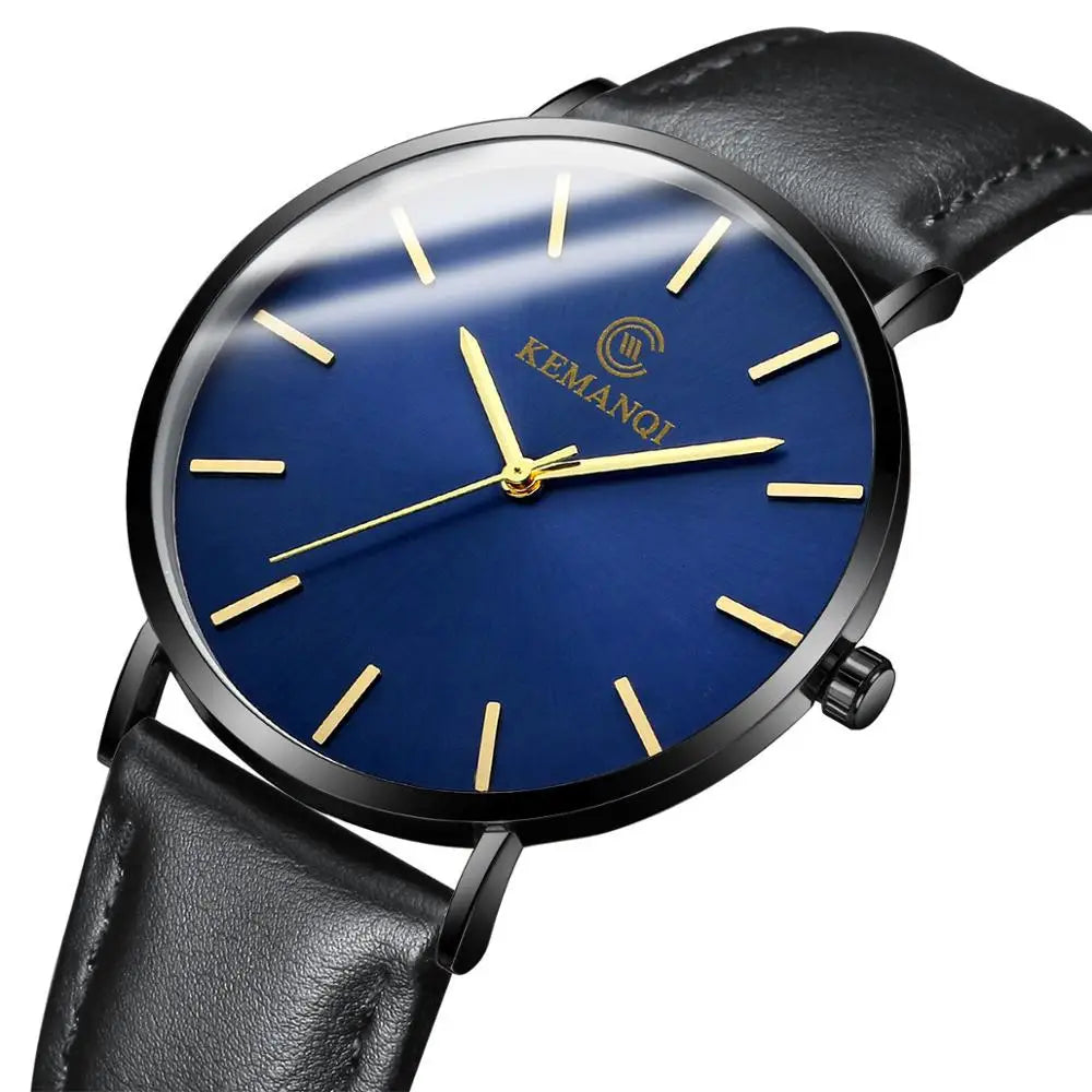 LOR MALE 2025 Luxury Business Men Watches Men Gold Watch Ultra Thin Watches 3