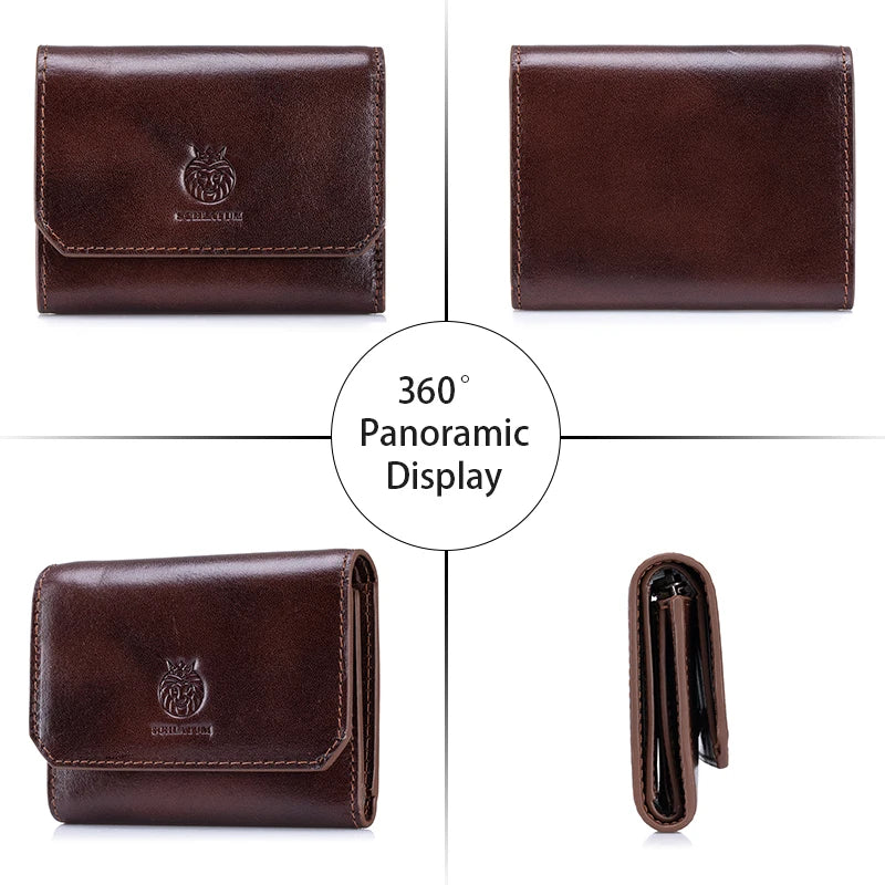 LOR MALE Genuine Leather RFID Wallet