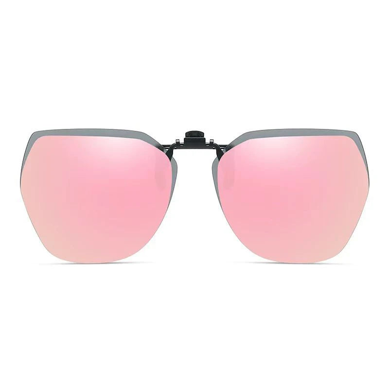 LOR MALE Polarized Clip On Sunglasses Men Women Photochromic Car Driver Goggles Night Vision Glasses Anti Glare Vintage Square Glasses