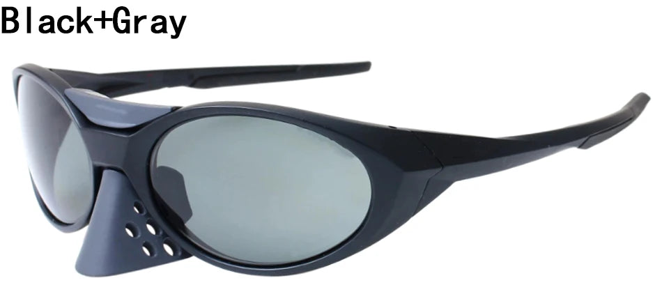 LOR MALE Polarized Sunglasses Men Gafas Designer Outdoor Sports Sun Glasses for Men Brand Mirror Oval Eyewear Accessories UV400