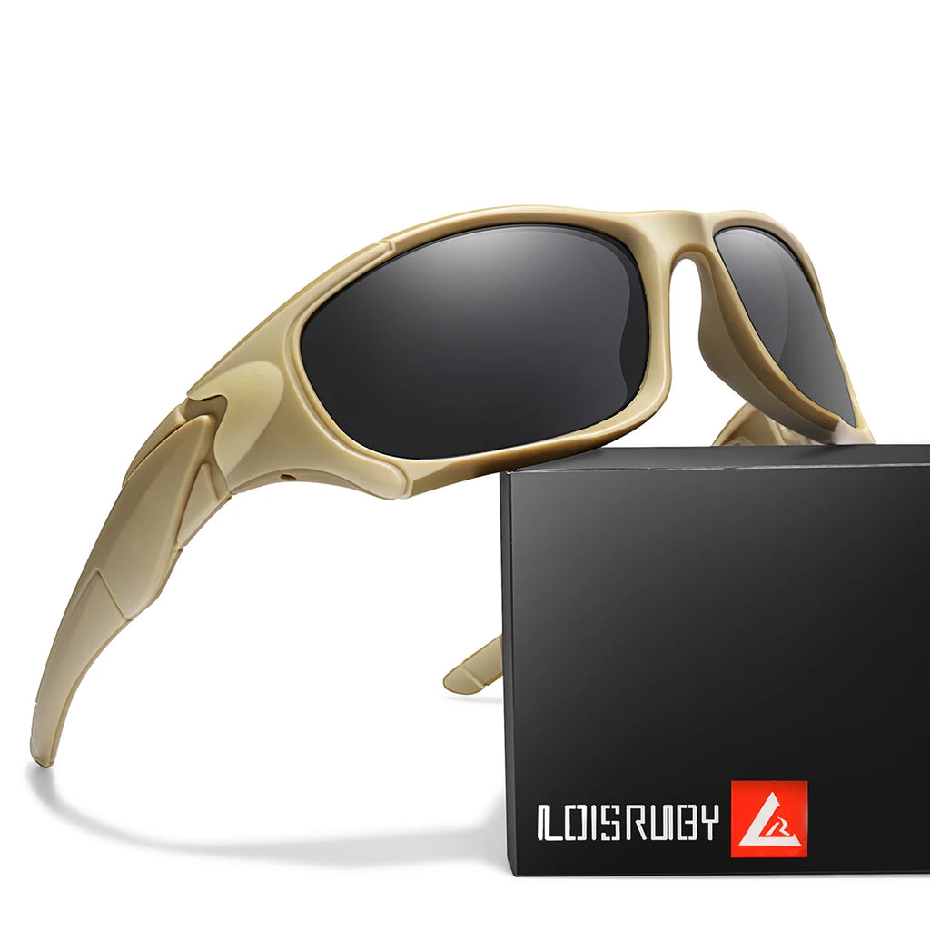 LOR MALE Polarized Fishing Sunglasses for Men Women Classic Camouflage Shades with UV Protection for Outdoor Driving Cycling Hiking