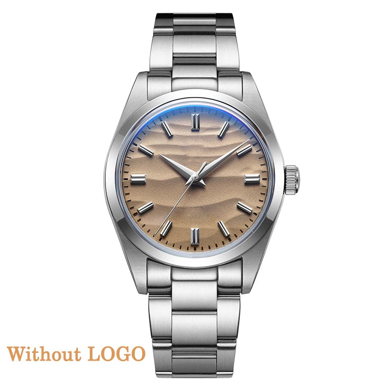 LOR MALE ADDIESDIVE AD2030 Quartz Watch Simple 10Bar Steel Dive Wristwatch Bubble Mirro 2