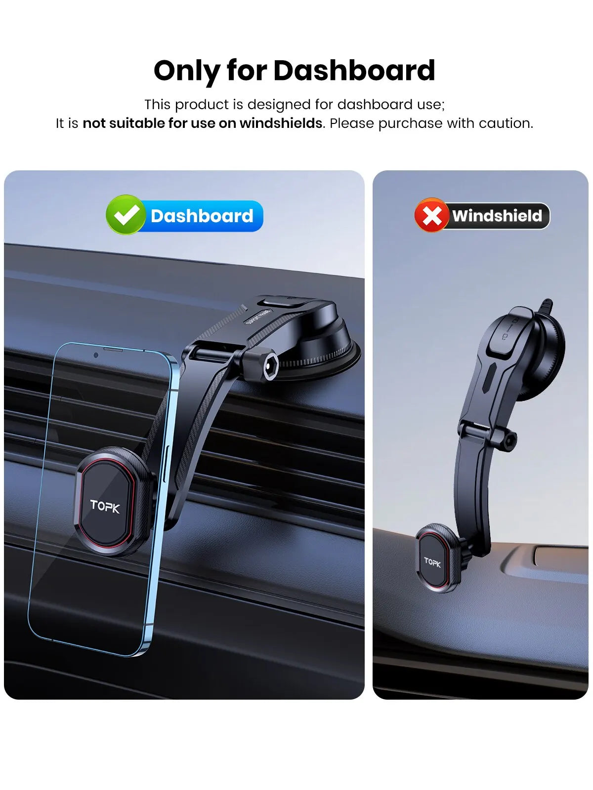 LOR MALE TOPK Car Phone Holder Gravity Stand for iPhone Xiaomi Samsung Car Mobile Support for Dashboard Windshield Air Vent Phone Mount