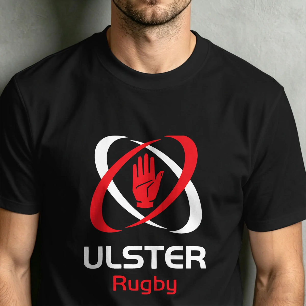 Men's T-Shirt IRFU - Iconic Ulster Rugby Novelty Pure Cotton Tee Shirt Short Sleeve  T Shirts Crew Neck Clothing Gift Idea