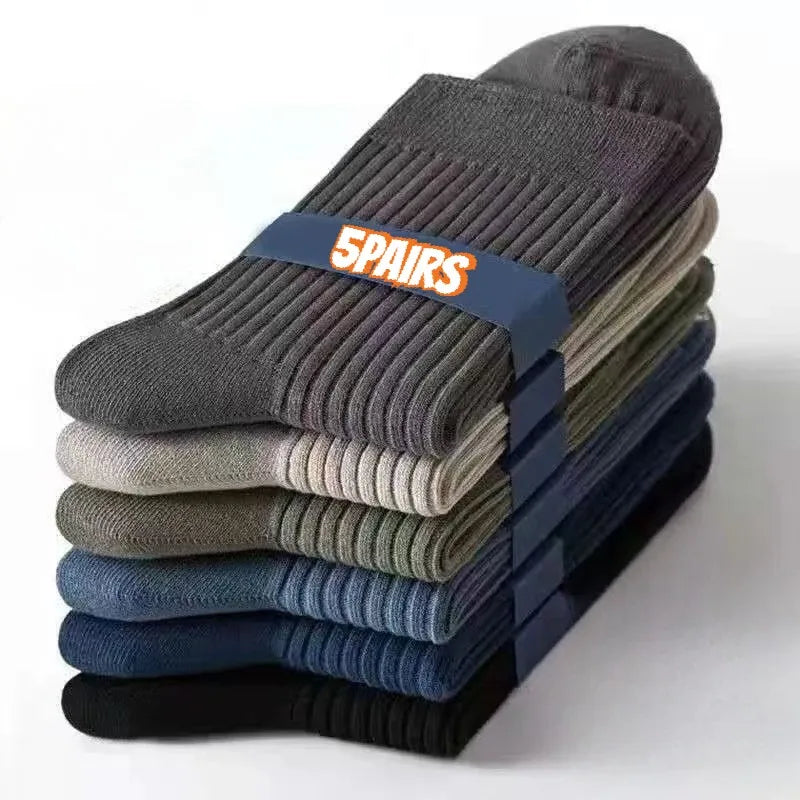 LOR MALE Breathable Socks - 5 Pairs