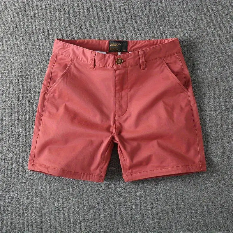 LOR MALE Men's Casual Shorts Ultra Short Four-Five Inches Thin Fashionable Wear-Resistant Summer Lightweight Leisure Shorts