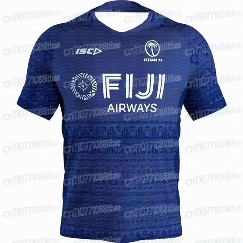 Fiji Style Rugby Jerseys 3D Printed with Breathable Quick Drying Patterns Suitable for Families Daily Training and Street Wear