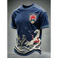 2026 Football Soccer Jersey 3D Japan Great Wave Mount Fuji Print Unisex Japanese Graphic Short Sleeve Fan Casual Streetwear Tee