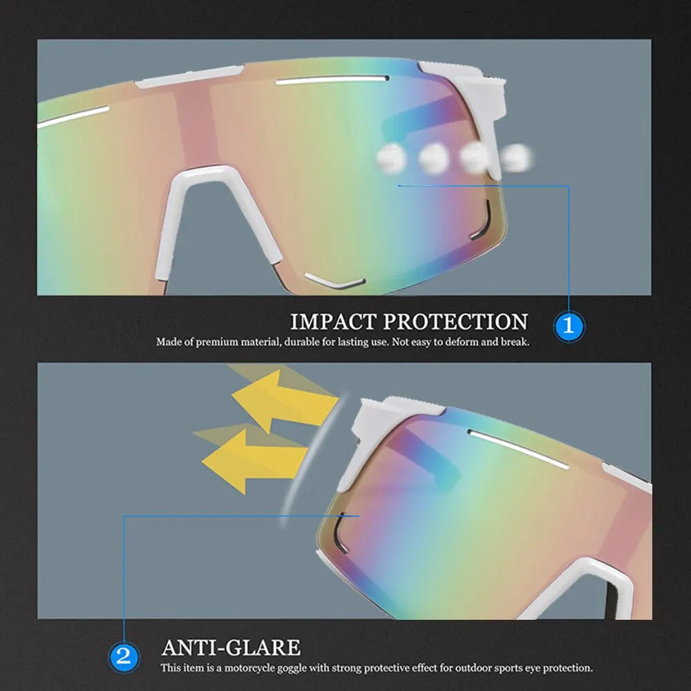 LOR MALE Polarized Cycling Sunglasses UV Protection Windproof Glasses Women Polarized L 2