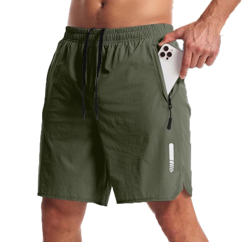 LOR MALE Men's Sport Shorts Sportswear Summer Running Shorts Beach Bottoms Gym Fitness Tracksuit Jogging Training Short Pants Men Shorts