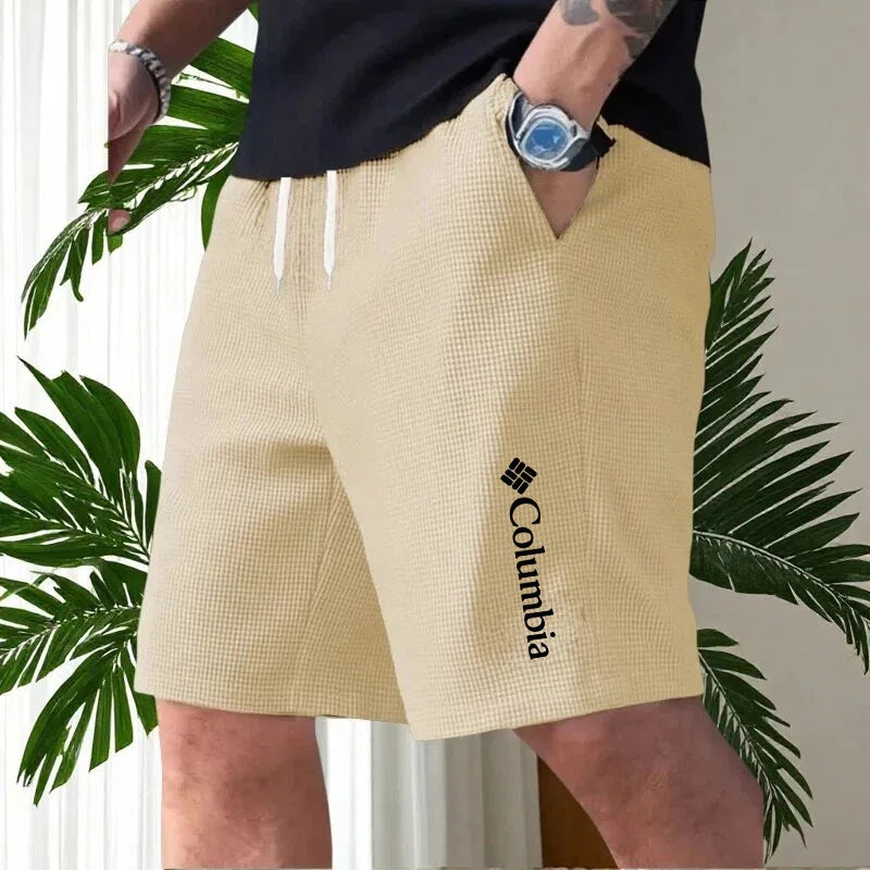 LOR MALE 2026 New casual printed shorts fashionable and popular men's shorts breathable and comfortable spring and summer sports shorts
