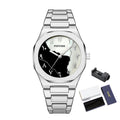 LOR MALE Watches , Luxury Quartz Analog Watch with Date Waterproof Business Wristwatch