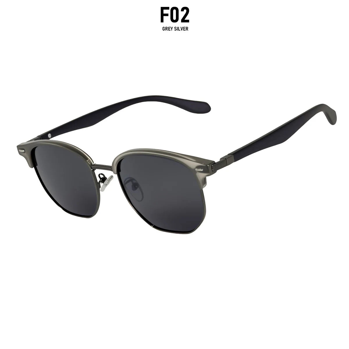 LOR MALE Polarized Sunglass Men Lenses Semi Rimless Vintage Retro Sunglasses Women Trendy Vacation Fashion Glasses Gafas De Sol Hombre
