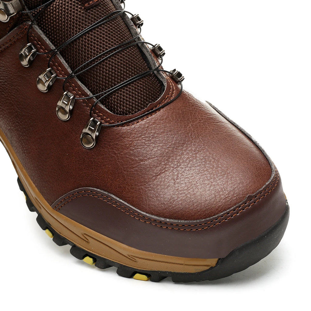 LOR MALE Men's Safety Work Boots Indestructible Steel Toe Anti- Smash Resistant Stab Proof Safety Shoes Breathable Slip-Resistant Durable