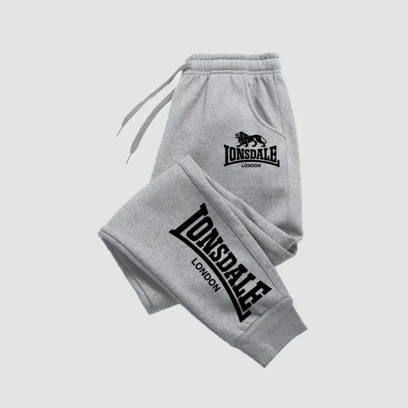 LOR MALE Men Printed Pants EVERLAST Men Women Running Pants Joggers Sweatpant Sport Casual Trousers Fitness Gym Breathable Pants