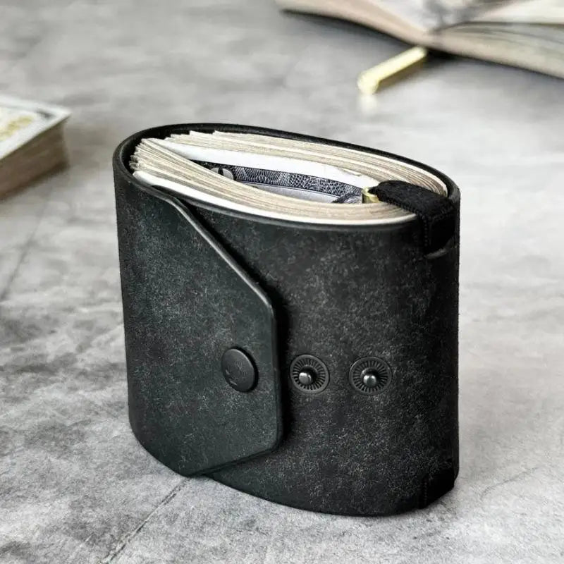 LOR MALE PU Leather Money Wrapper Wallet with Quick-Access Holder for Maximum Efficiency