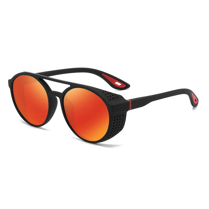 LOR MALE Polarized Sunglasses for Men Women Sun Glasses with Side Shields UV400 Protection Mirrored Lens Outdoor Sport Cycling Glasses