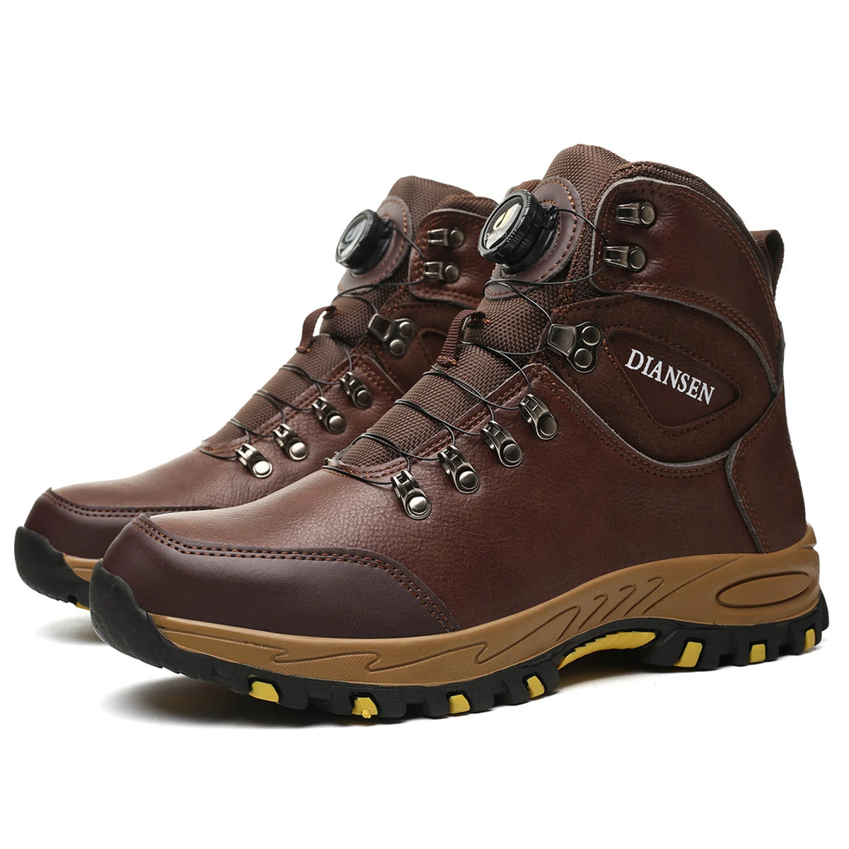 LOR MALE Men's Safety Work Boots Indestructible Steel Toe Anti- Smash Resistant Stab Proof Safety Shoes Breathable Slip-Resistant Durable