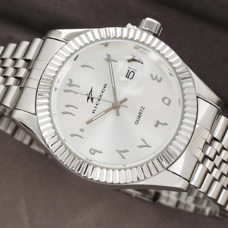 LOR MALE Watches Date High-end Luxury Casual Sport Clock Classic Business Quartz Male