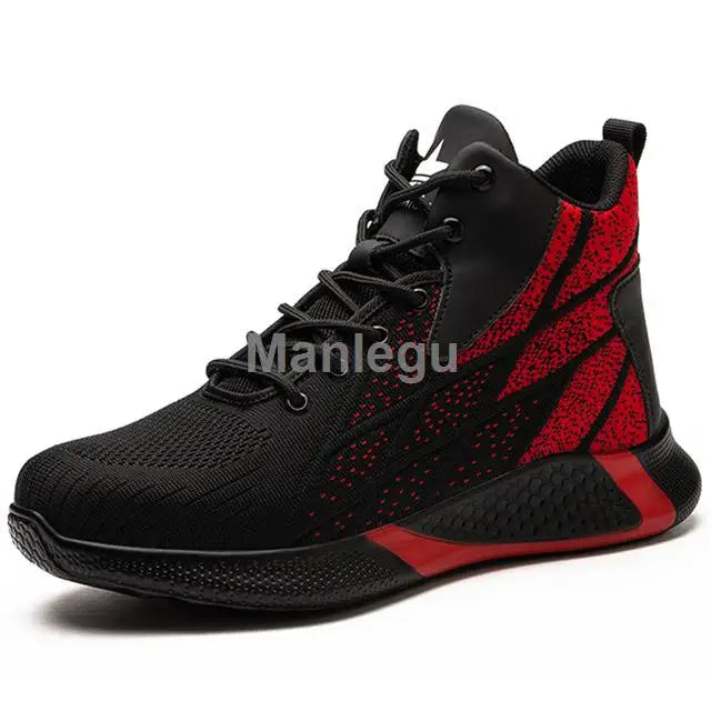 LOR MALE Work Boots Steel Toe Safety Shoes Men Women Work Shoes Sneakers Lightweight  Anti-Puncture Safety Shoes Men Indestructible Boots