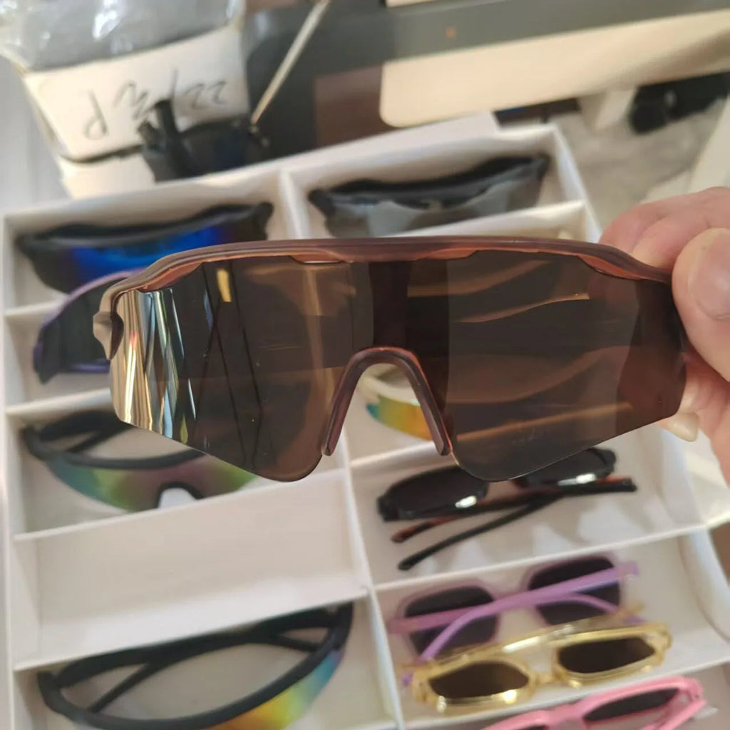 LOR MALE 1pc Stylish Polarized Sunglasses for Men, High-Definition UV Protection Glasses for Sports, Cycling and Outdoor Activities