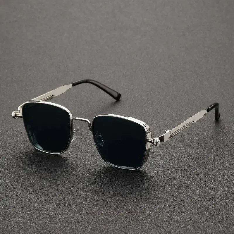 LOR MALE 2025 Polarized Sunglasses Men High End Handsome Driving Special Anti UV High Quality Metal Punk Fashion Trends Sunglasses