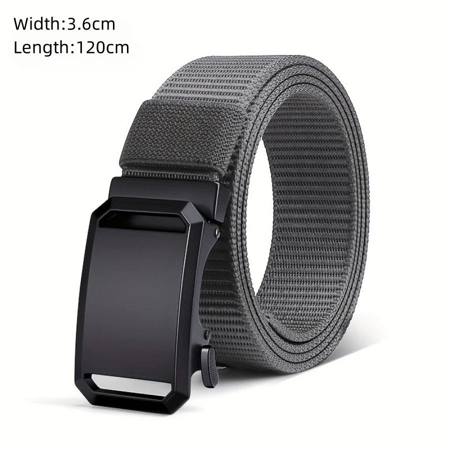 LOR MALE Men's Belt Outdoor Hunting Tactics Belt Multi functional Buckle Nylon Belt High Quality Marine Corps Canvas Belt