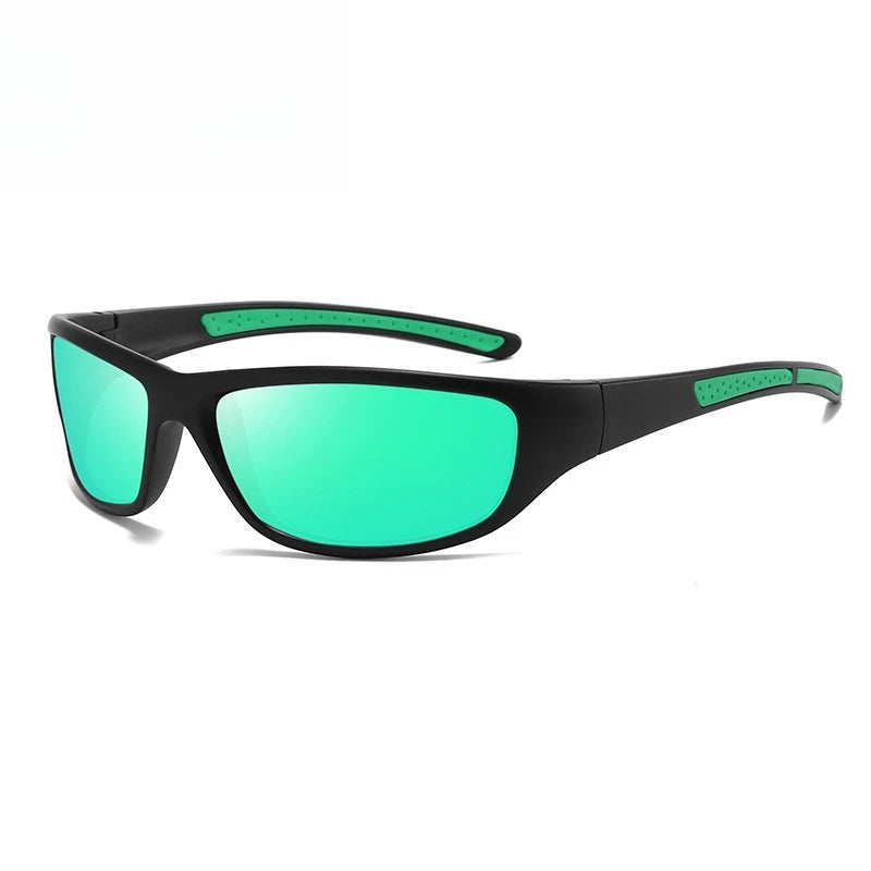 LOR MALE Polarized Sports Sunglasses for Men Women Running Fishing TAC Lens Anti Glare Soft Silicone Non-Slip Temple Outdoor Eyewear UV