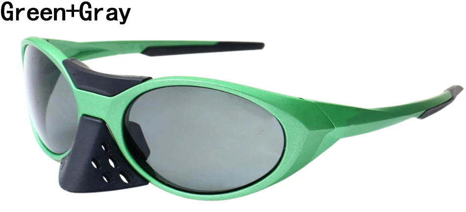 LOR MALE Polarized Sunglasses Men Gafas Designer Outdoor Sports Sun Glasses for Men Brand Mirror Oval Eyewear Accessories UV400