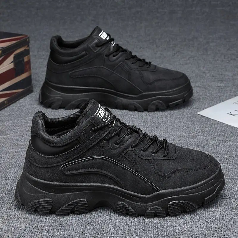 LOR MALE Men's Work Boots 205 New Winter Waterproof Anti-slip Wear-resistant Sports Casual Work Shoes  Trendy Boots
