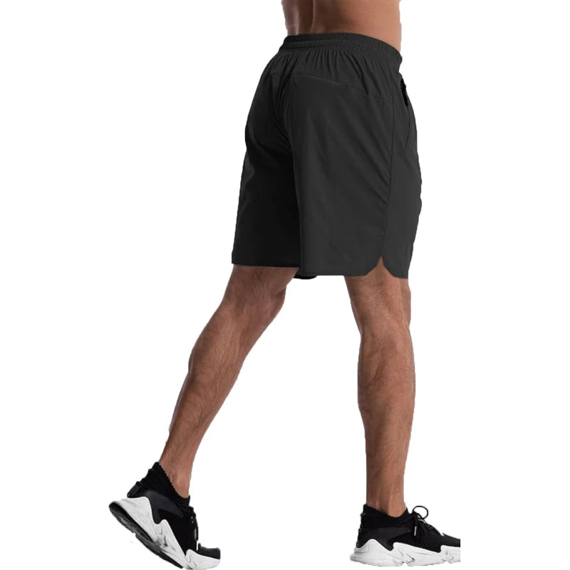 LOR MALE Men's Sport Shorts Sportswear Summer Running Shorts Beach Bottoms Gym Fitness Tracksuit Jogging Training Short Pants Men Shorts