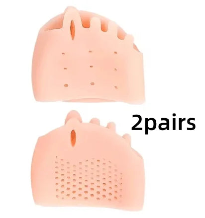 LOR MALE 1 Pair of Gel Toe Protectors for the Forefoot, Featuring Breathable Honeycomb Design, Soft Silicone Socks, Specially Designed for Comfort, Suitable for Both Men and Women.
