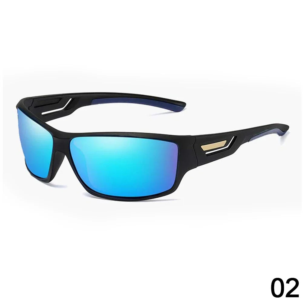 LOR MALE Polarized Sunglasses Men Designer HD Driving Sun Glasses Fashion Male Fishing Eyewear UV400 for Gafas Dirt Bike Moto Car Drivers